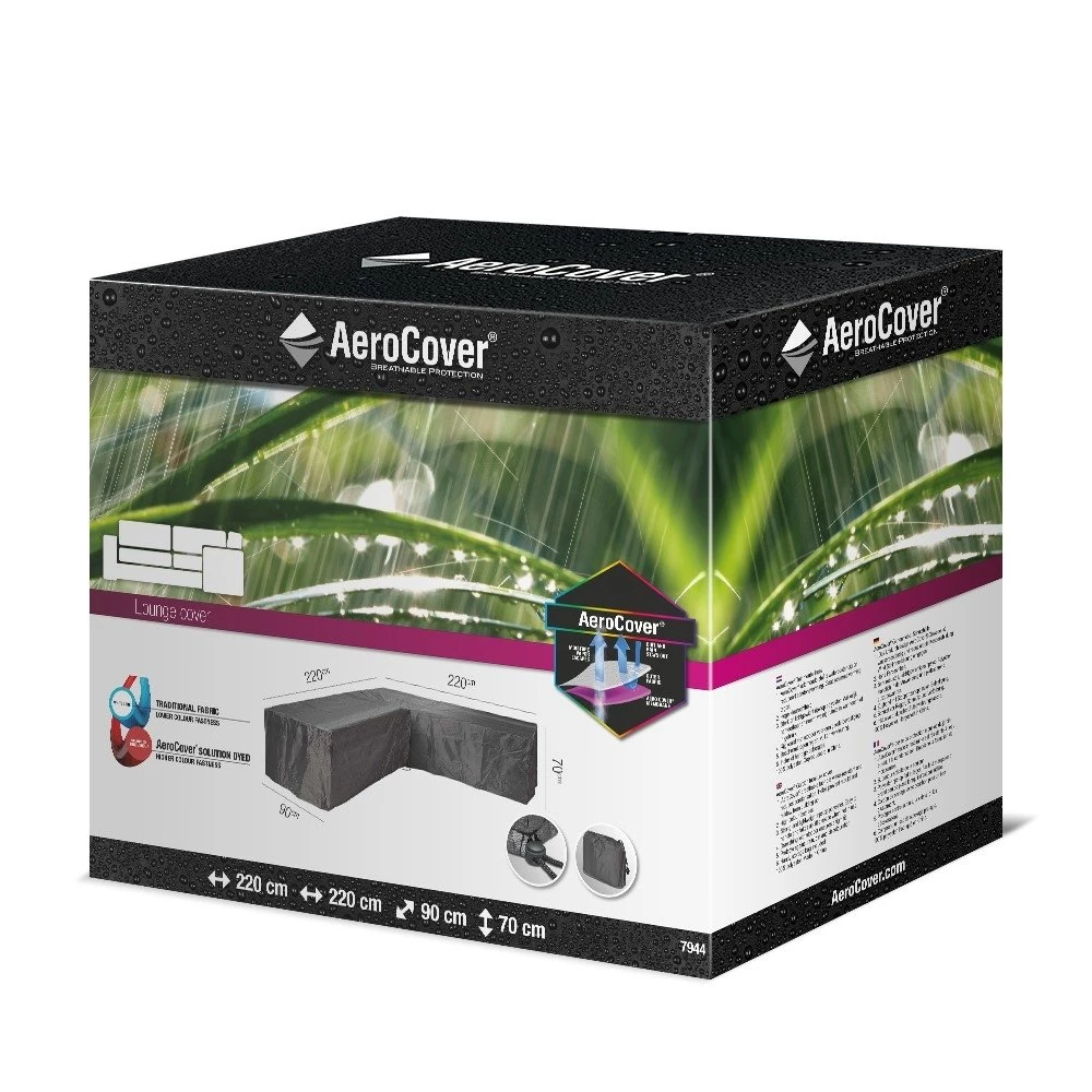 AeroCover Loungesethoes Hoekset 220 X 220 X 70 Cm 4 AeroCover Loungesethoes Hoekset 220 X 220 X 70 Cm - Afbeelding 2