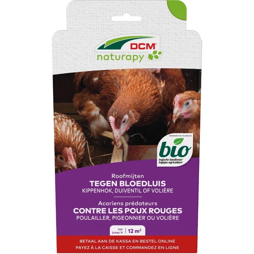 DCM Roofmijten Tegen Bloedluis (Hypoaspi-Guard®) - Bestelcode - 12 M² (10.000 Roofmijten) 2 DCM Roofmijten Tegen Bloedluis (Hypoaspi-Guard®) - Bestelcode - 12 M² (10.000 Roofmijten)