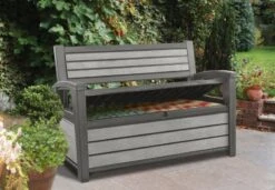 Keter Hudson Opbergbank 260L Grafiet -Gardena Winkel keter hudson opbergbank 260l grafiet 800x555 62738fe4b8a5d l