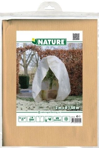 Nature Winterafdekhoes Met Rits Beige Ø150cmx2m 70 G/m² 3 Nature Winterafdekhoes Met Rits Beige Ø150cmx2m 70 G/m²