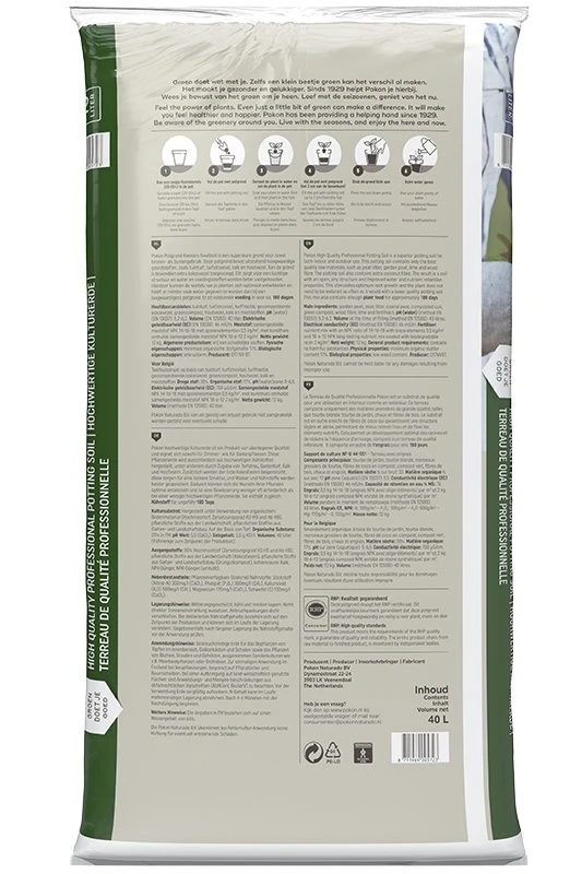 Pokon Potgrond Kwekers Kwaliteit 40L 4 Pokon Potgrond Kwekers Kwaliteit 40L - Afbeelding 2