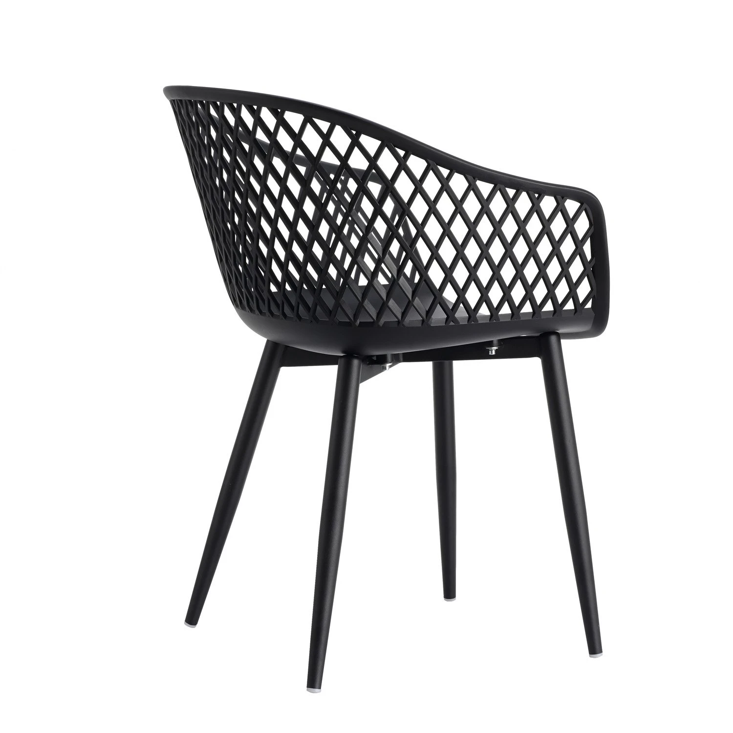 Tuinstoel WEBBING Zwart 5 Tuinstoel WEBBING Zwart - Afbeelding 3